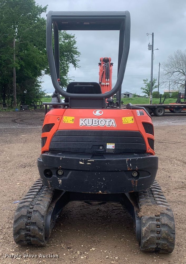 image for item KX9978 2020 Kubota U25 mini excavator