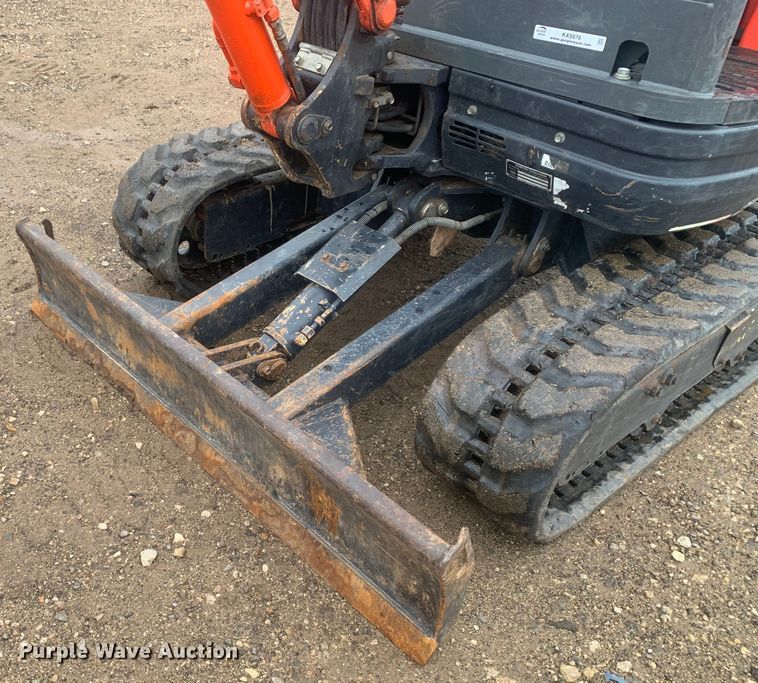 image for item KX9978 2020 Kubota U25 mini excavator