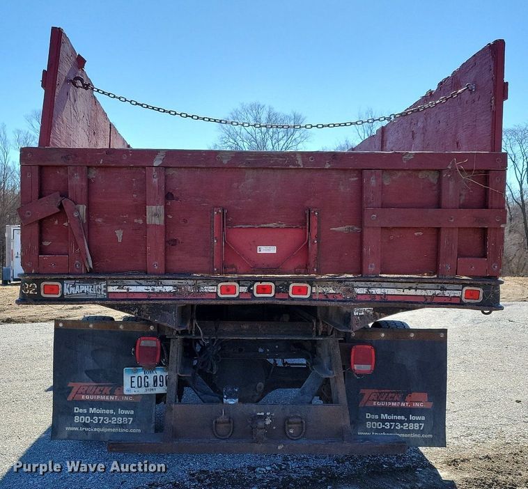image for item LC9937 2006 International  4300 dump flatbed truck