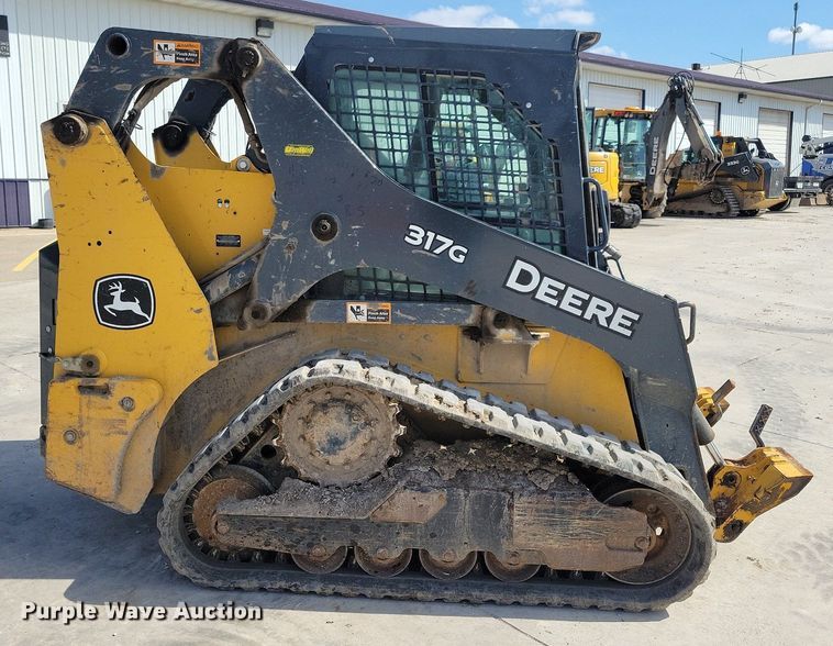 image for item LC9948 2018 John Deere 317G tracked skid steer loader