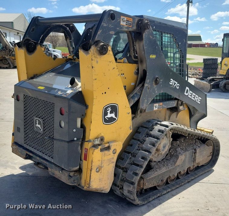 image for item LC9948 2018 John Deere 317G tracked skid steer loader