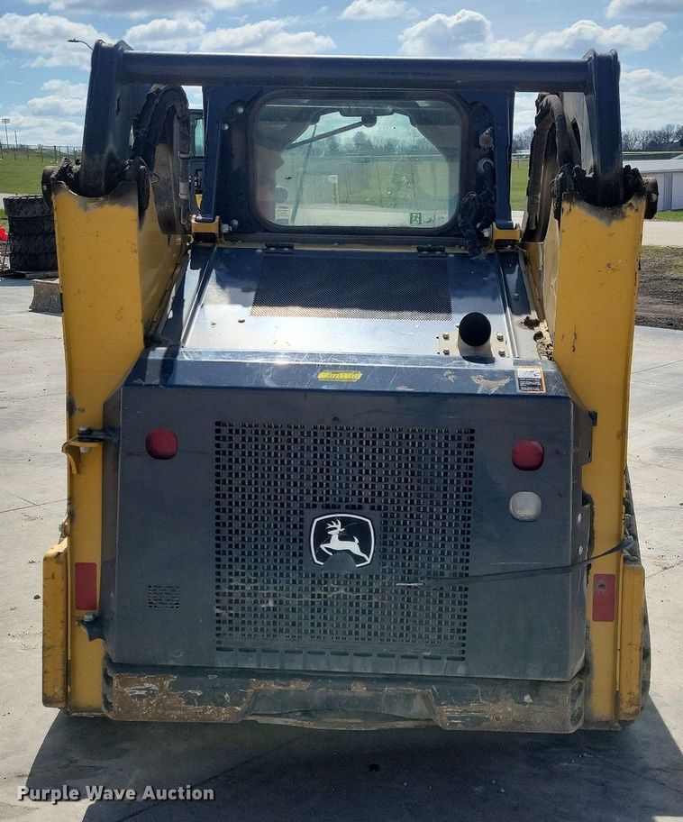 image for item LC9948 2018 John Deere 317G tracked skid steer loader