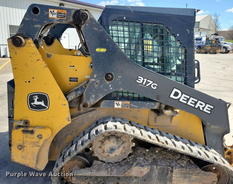 image for item LC9948 2018 John Deere 317G tracked skid steer loader