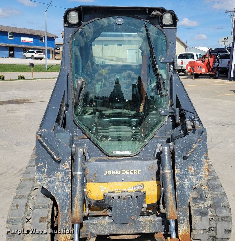 image for item LC9948 2018 John Deere 317G tracked skid steer loader