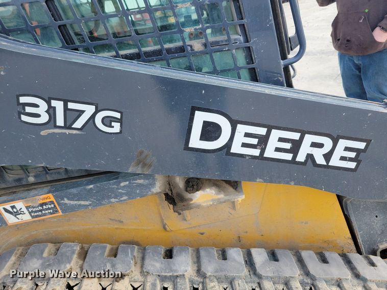 image for item LC9948 2018 John Deere 317G tracked skid steer loader