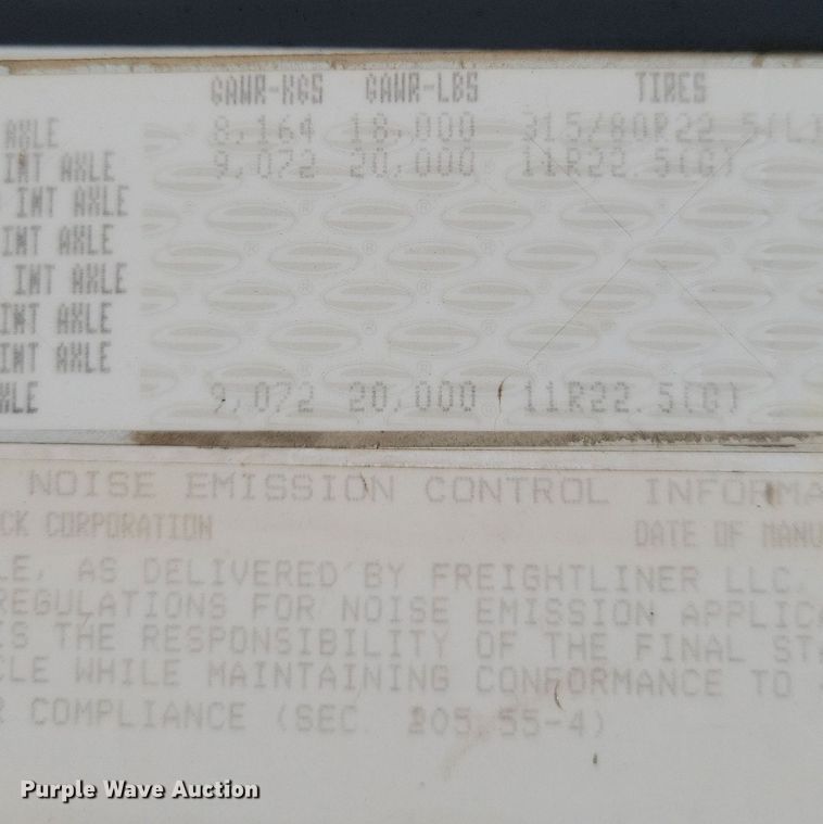 image for item LC9957 2007 Sterling LT7500 dump truck