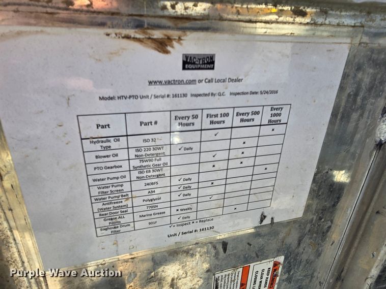 image for item LD9128 2016 Ford F550 Super Duty hydrovac truck