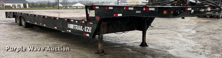 image for item LD9379 2002 Dakota Trail-Eze TE70HT48 drop deck equipment trailer