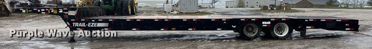 image for item LD9379 2002 Dakota Trail-Eze TE70HT48 drop deck equipment trailer