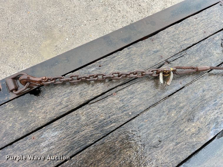 image for item LD9379 2002 Dakota Trail-Eze TE70HT48 drop deck equipment trailer