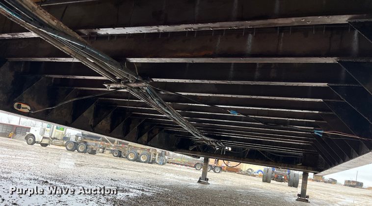 image for item LD9379 2002 Dakota Trail-Eze TE70HT48 drop deck equipment trailer