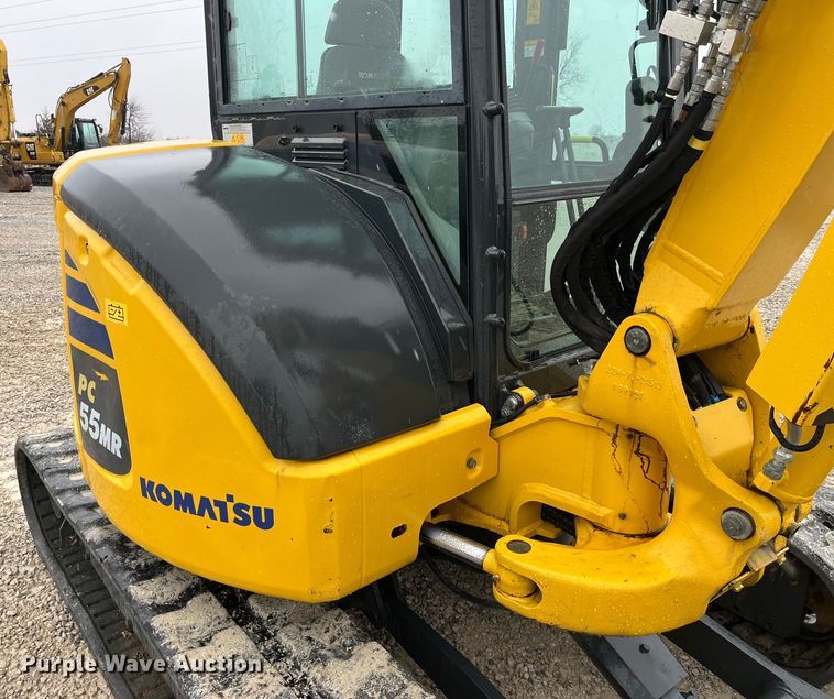 image for item LD9383 2019 Komatsu PC55MR-5MO mini excavator