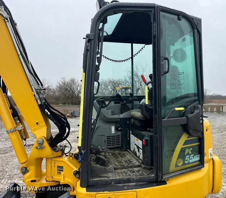 image for item LD9383 2019 Komatsu PC55MR-5MO mini excavator