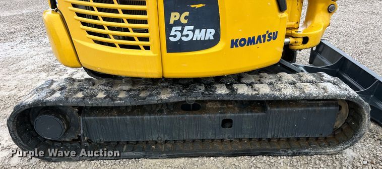 image for item LD9383 2019 Komatsu PC55MR-5MO mini excavator