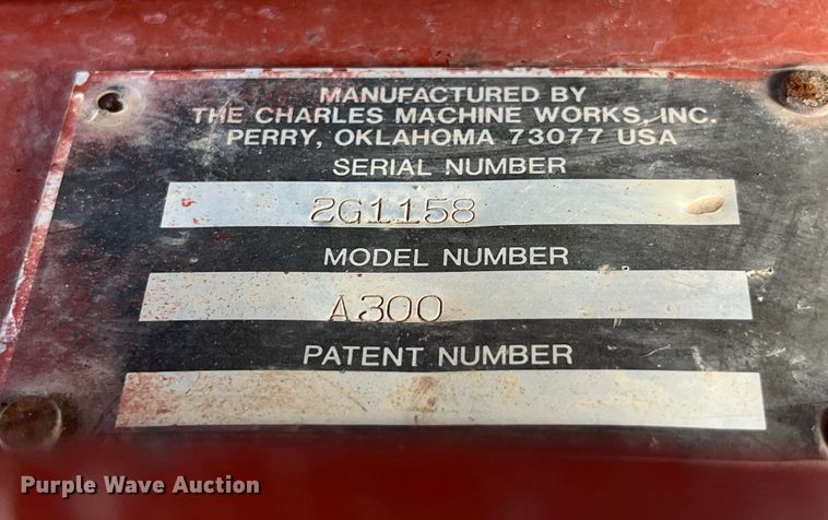 image for item LD9414 Ditch Witch 350SX W cable plow