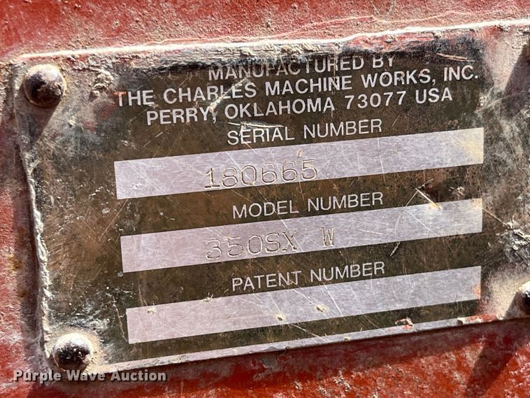 image for item LD9414 Ditch Witch 350SX W cable plow