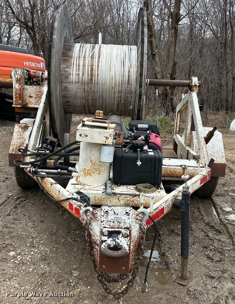 image for item MO9216 Shop built  reel trailer