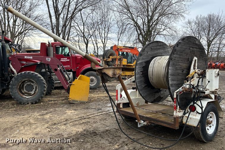 image for item MO9216 Shop built  reel trailer