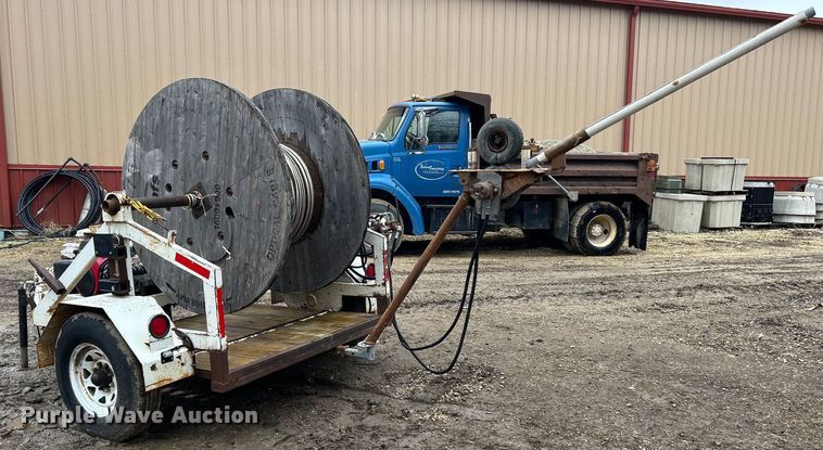 image for item MO9216 Shop built  reel trailer