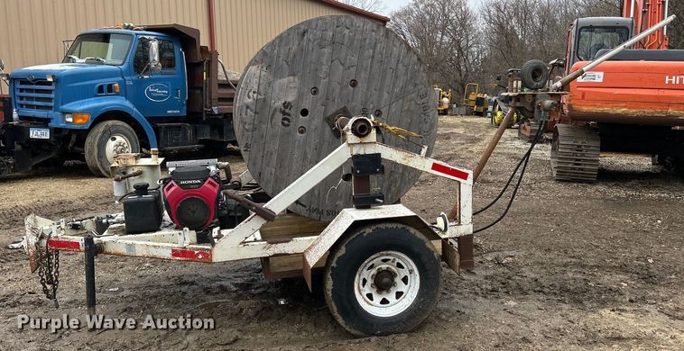 image for item MO9216 Shop built  reel trailer