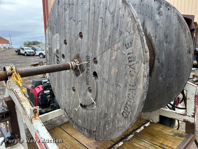 image for item MO9216 Shop built  reel trailer