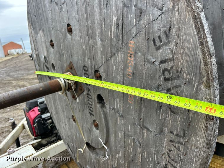 image for item MO9216 Shop built  reel trailer