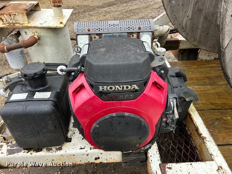 image for item MO9216 Shop built  reel trailer