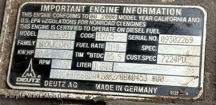 image for item NH9065 2007 Ring-O-Matic 750 vacuum excavator