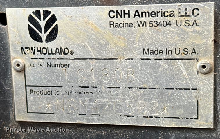 image for item NH9086 2006 New Holland LS180B skid steer loader