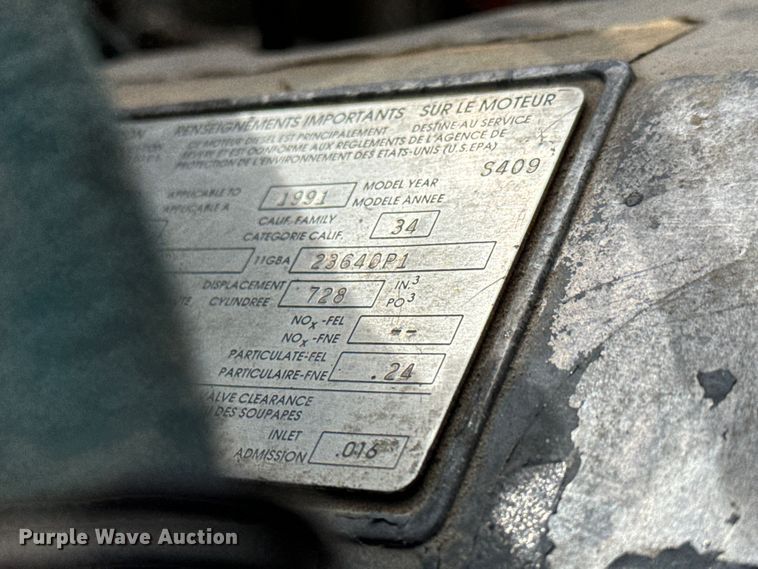 image for item NH9122 1987 Mack RS688LST dump truck