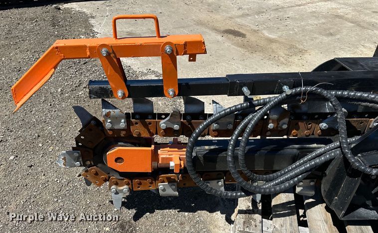 image for item NT9107 2023 Mower King ECSSCT72 skid steer trencher