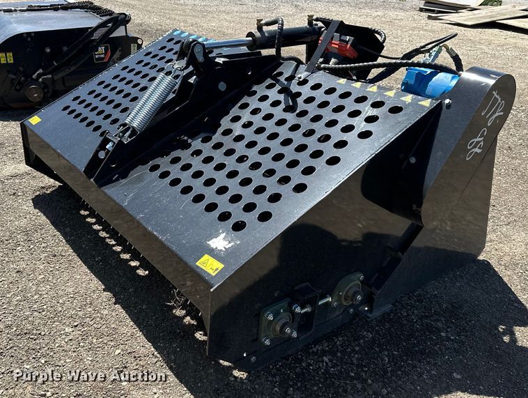 image for item NT9110 2023 TopCat ECSSLR72 skid steer landscape rake