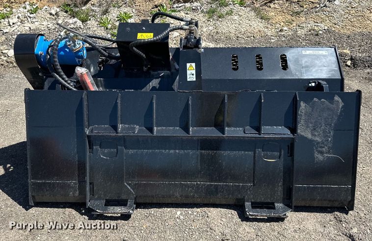 image for item NT9110 2023 TopCat ECSSLR72 skid steer landscape rake