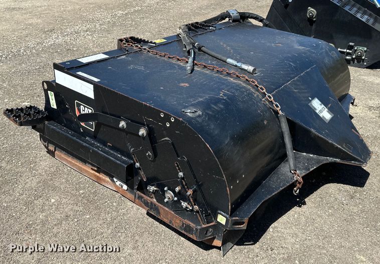 image for item NT9111 2014 Caterpillar  BP118C skid steer sweeper