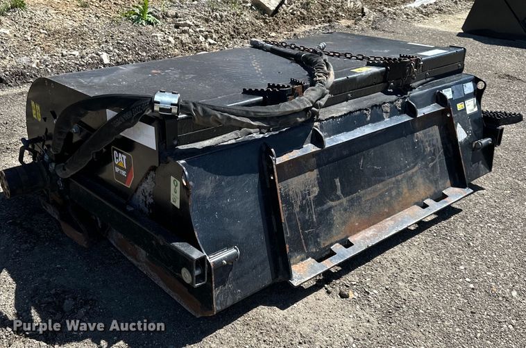 image for item NT9111 2014 Caterpillar  BP118C skid steer sweeper