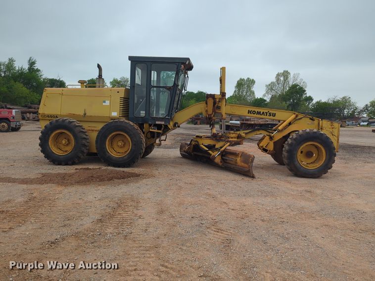 image for item NZ9563 1995 Komatsu GD650A-2 motor grader
