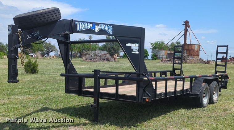 image for item NZ9631 2023 Texas Bragg equipment trailer