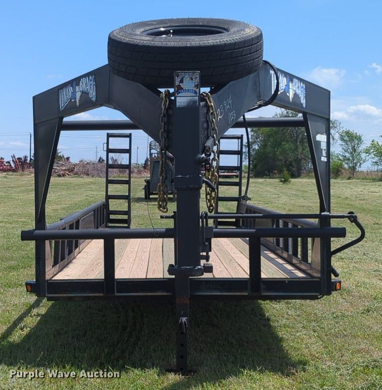 image for item NZ9631 2023 Texas Bragg equipment trailer