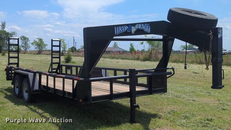 image for item NZ9631 2023 Texas Bragg equipment trailer