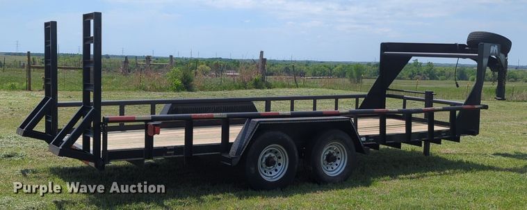 image for item NZ9631 2023 Texas Bragg equipment trailer