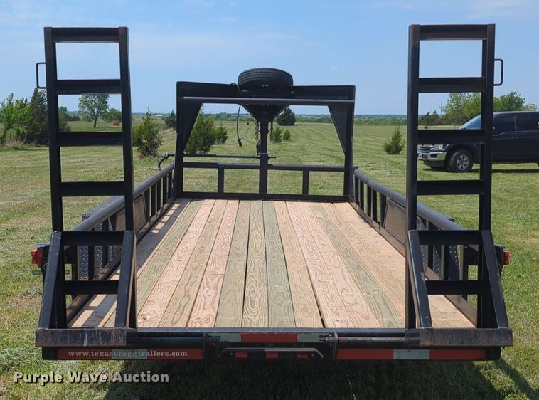 image for item NZ9631 2023 Texas Bragg equipment trailer