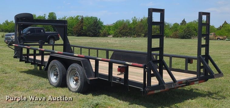 image for item NZ9631 2023 Texas Bragg equipment trailer