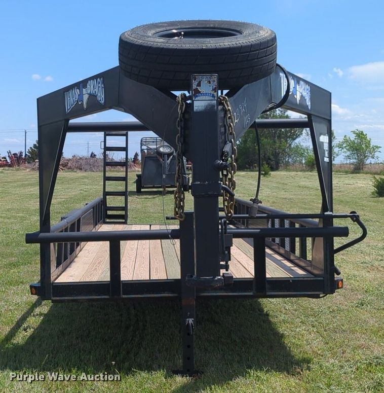 image for item NZ9631 2023 Texas Bragg equipment trailer