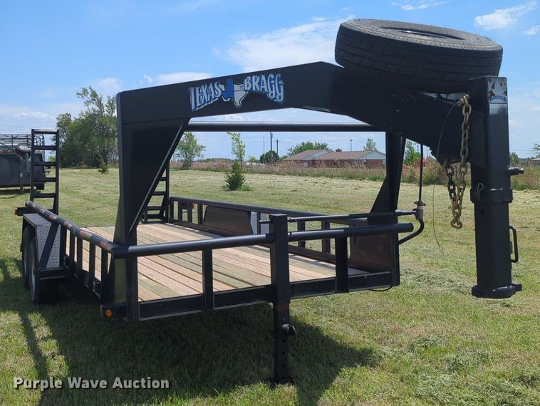 image for item NZ9631 2023 Texas Bragg equipment trailer