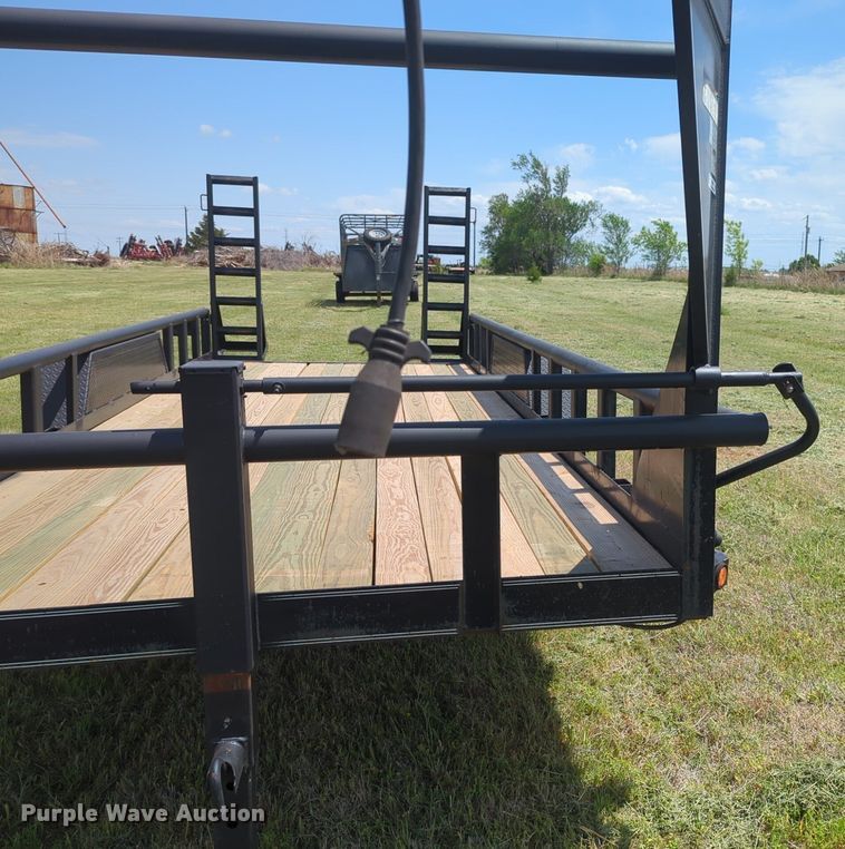 image for item NZ9631 2023 Texas Bragg equipment trailer