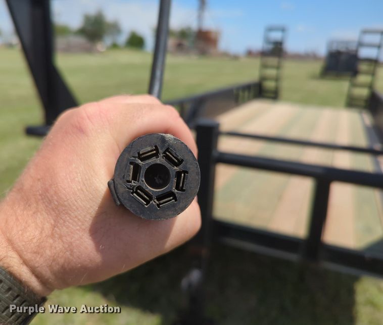 image for item NZ9631 2023 Texas Bragg equipment trailer