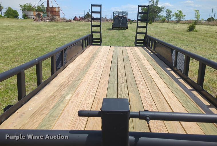 image for item NZ9631 2023 Texas Bragg equipment trailer