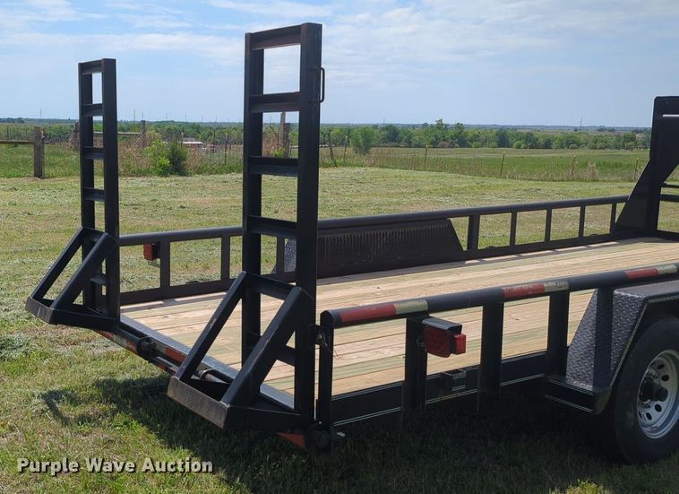 image for item NZ9631 2023 Texas Bragg equipment trailer