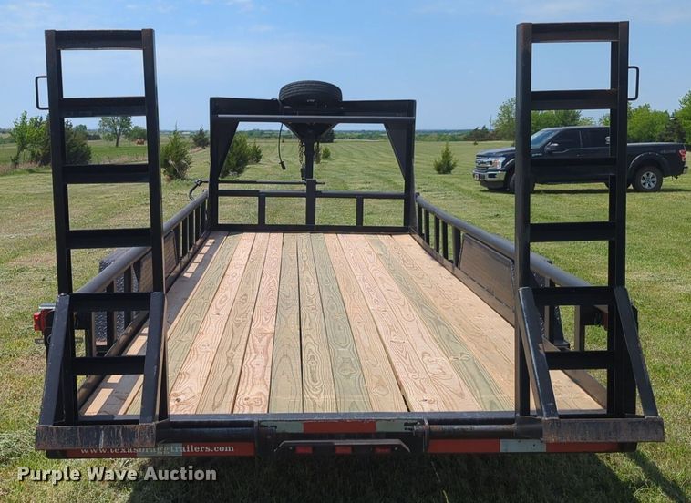 image for item NZ9631 2023 Texas Bragg equipment trailer
