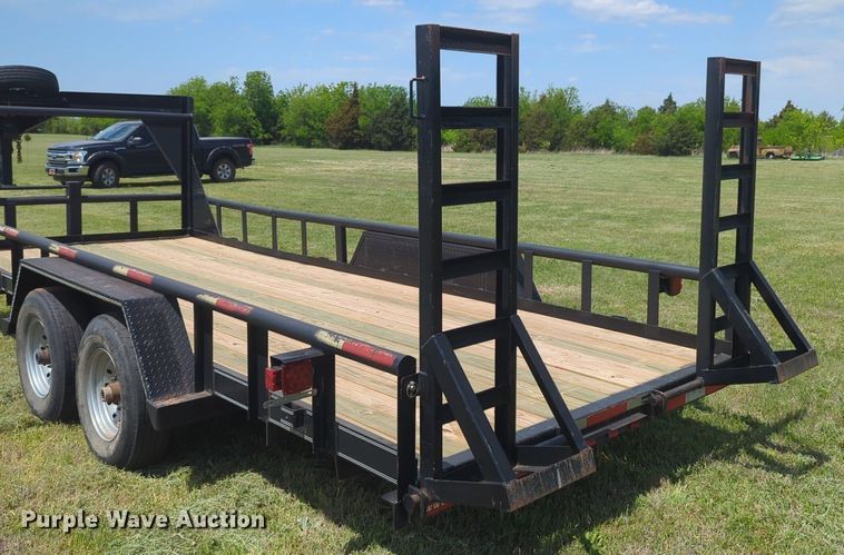 image for item NZ9631 2023 Texas Bragg equipment trailer